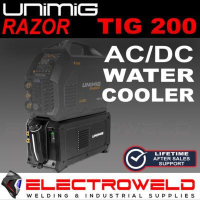 Unimig Razor Tig 200 AC/DC Water Cooler T3 Torch Welder Welding ACDC ...