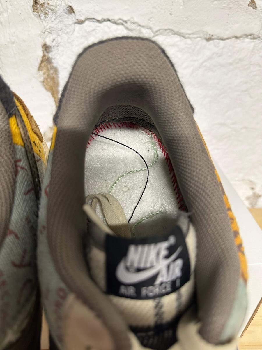 Size 14 Nike Air Force Low x Travis Scott Cactus Jack for sale