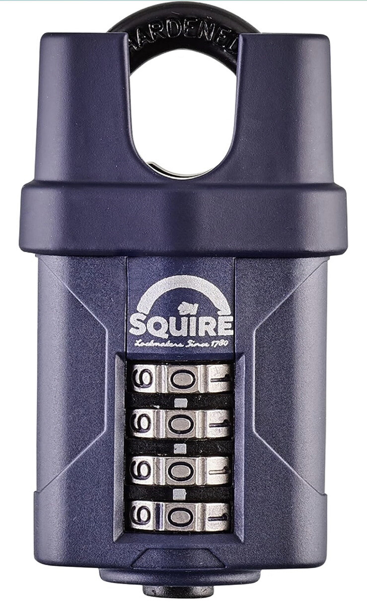 Squire Combi CP50CS Close Shackle 50mm Combination 4 Wheel All Weather Padlock - Image 27
