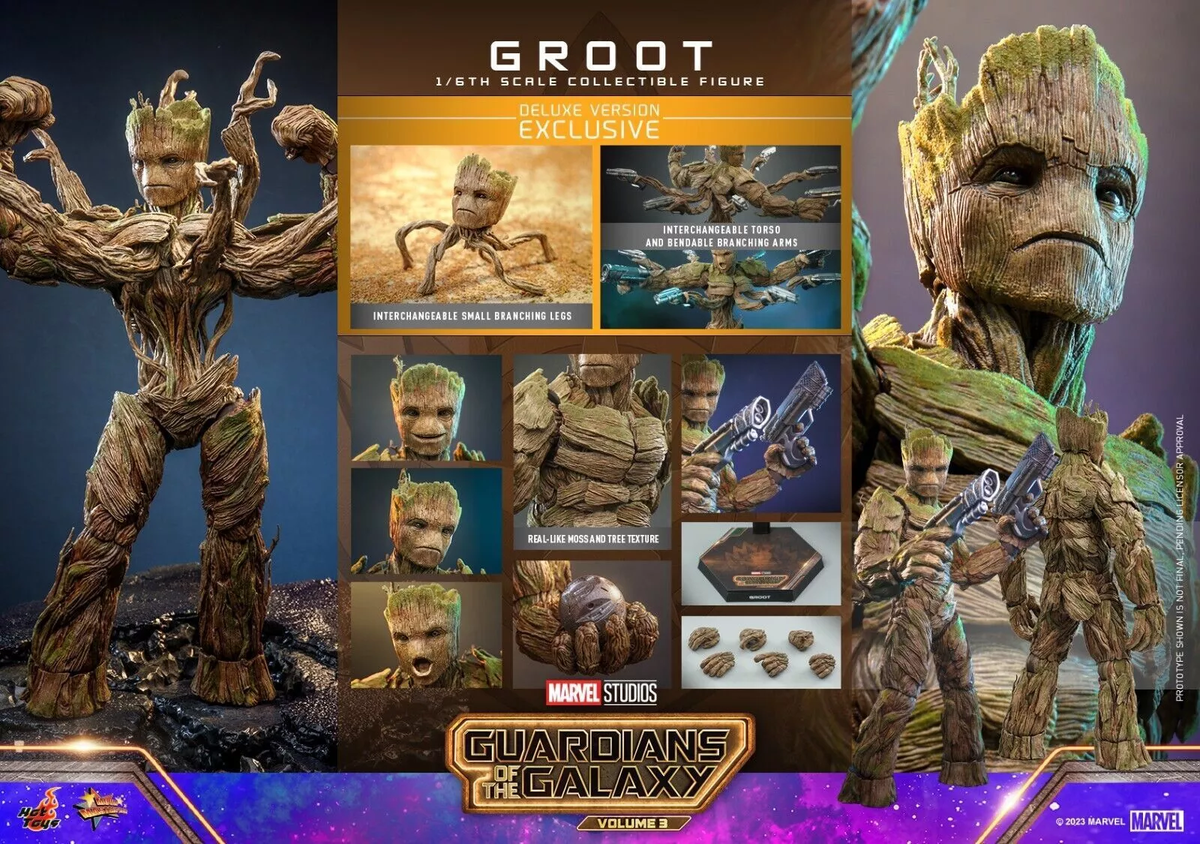 Hot Toys Groot - Guardians of the Galaxy Vol. 3 1/6 Figure (Deluxe