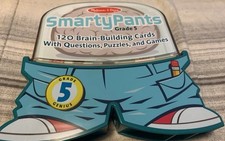 Melissa and Doug Grade 5 Smarty Pants 120 Brain Building Cards Sealed Case Games