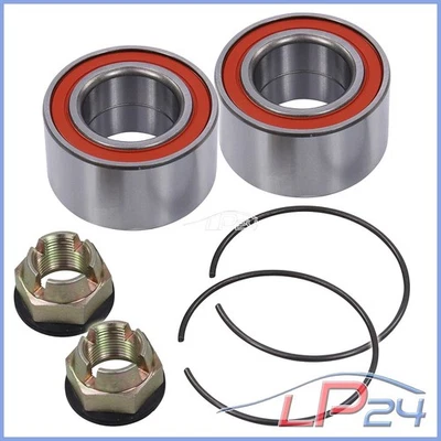 2x KIT ROULEMENT DE ROUE AVANT GAUCHE+DROIT POUR RENAULT CLIO 1 2 1990- RAPID - Photo 1/4