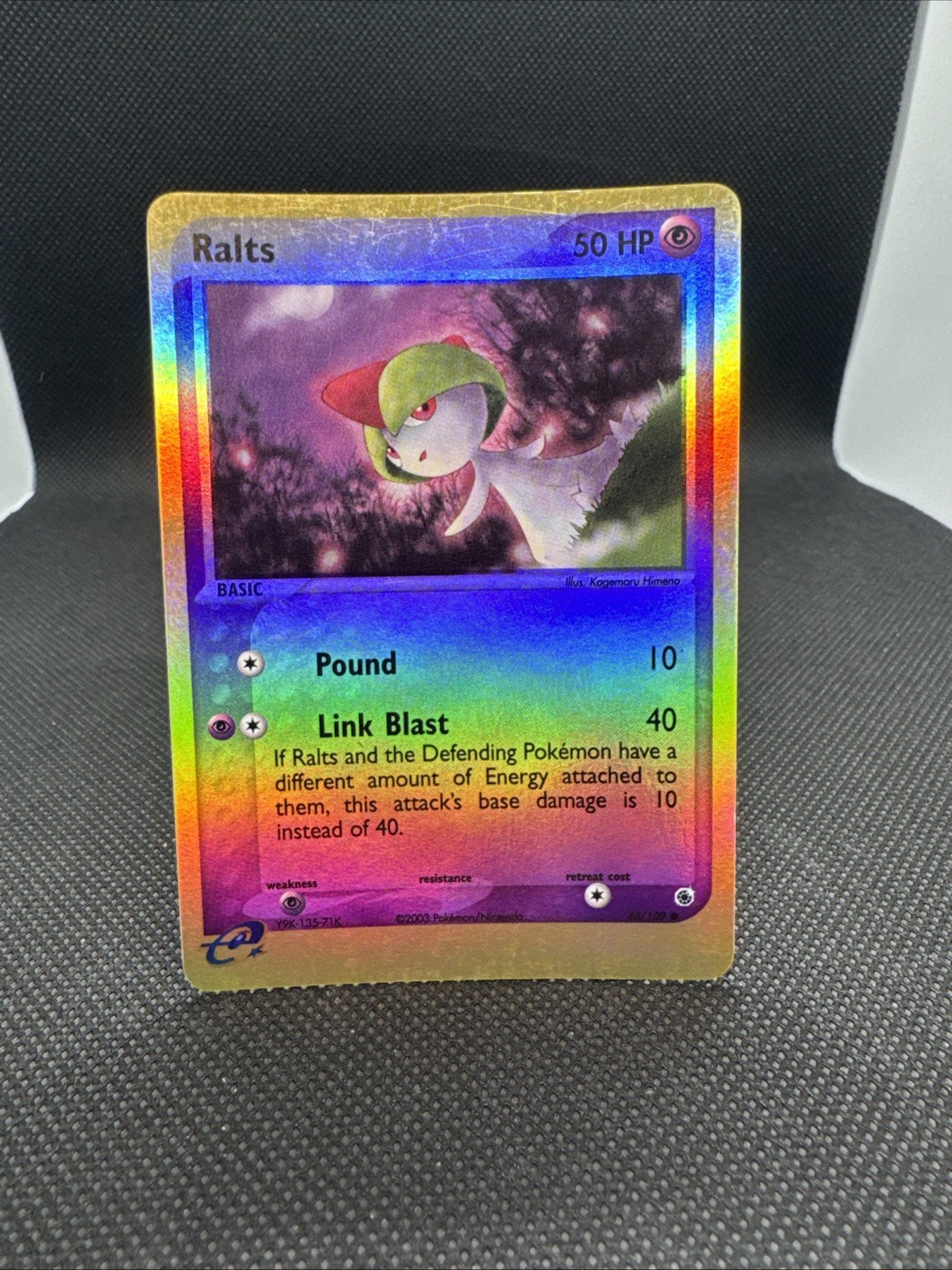 Ralts 68/109 Ruby and Sapphire Reverse Holo NM