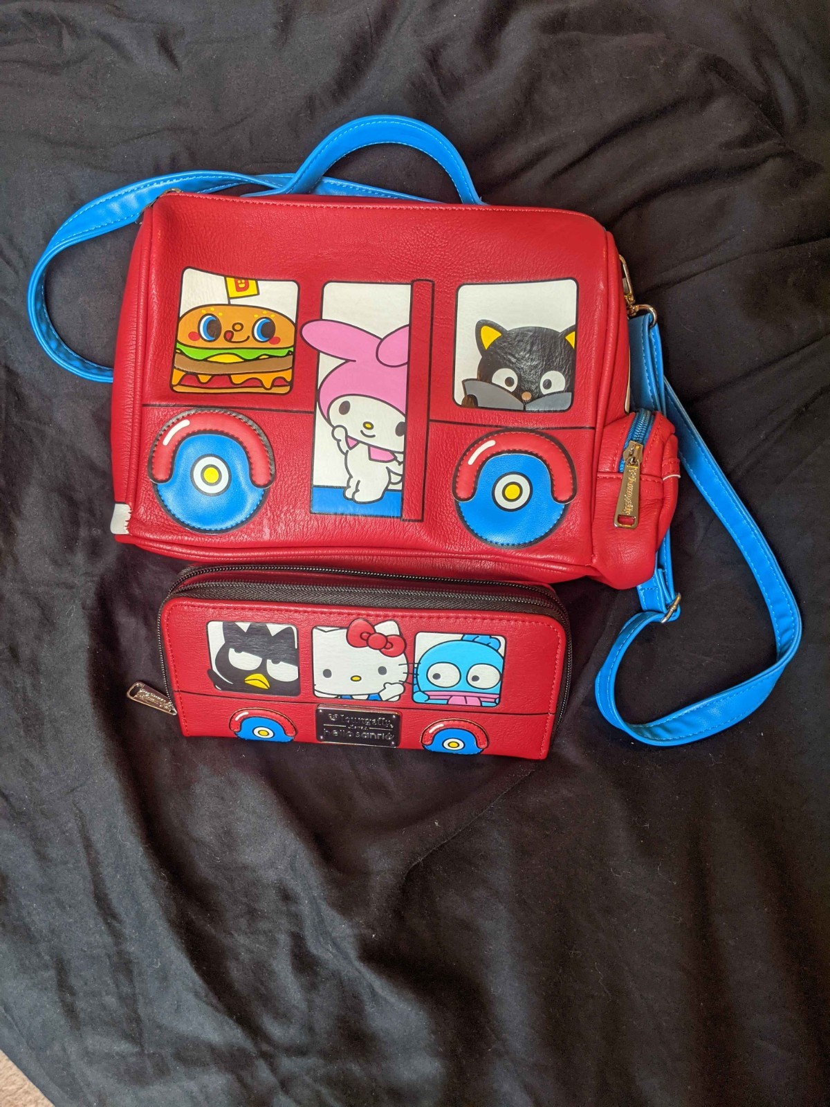 Loungefly Sanrio Hello Kitty Bus Purse And Wallet