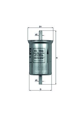 Knecht Kraftstofffilter KL 146 FüR Hyundai Renault-image