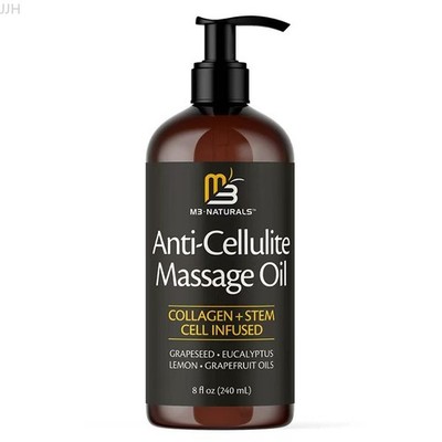 Anti Cellulite Massage Oil with Collagen Stem Cell Skin Tightening Firming