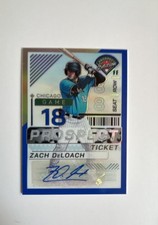 2024 Panini Prospect Edition - Zach DeLoach #171 Blue Prizm Signatures /149 RC