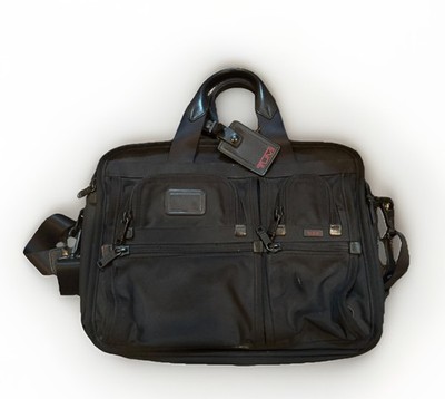 TUMI Alpha Ballistic Laptop Bag Shoulder Crossbody 26141DH Expand Brief 15  EUC