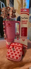 2025 Stanley x Target Valentines Day Exclusive Pink Hearts 'Bloody Valentine'...