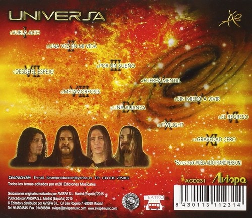 Universa UNIVERSA-ORIGEN INFINITO (CD) - Picture 2 of 2
