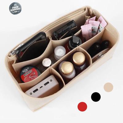 Felt Purse Organizer Insert, Tote Liner Shaper for Speedy & Neverfull Bags