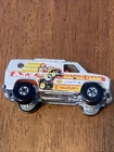 Vintage Hot Wheels Baja Breaker Suzuki Racing Team White Van w Rare BW Tires