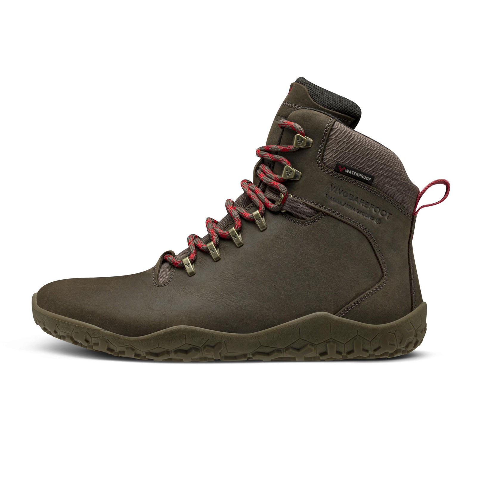 Botas de senderismo Vivobarefoot Tracker II FG para mujer descalzas | 4,5 de ancho, soportes