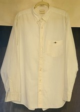 Biała koszula z długim rękawem Gant 3XL "Regular Fit Cotton Linen"