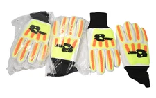 Lot of 3 Magid T-Rex Primal Series Medium Impact Gloves Cotton Blend TRX105