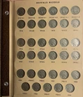 Complete Buffalo Nickel 64 Coin Set 1913-1938 in Dansco Album 7112