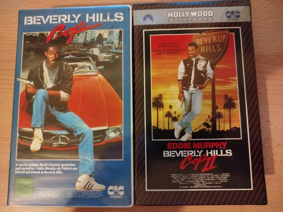 Beverly Hills Cop 1 (Erstauflage) & 2 VHS