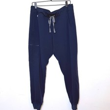 FIGS Zamora Jogger Scrub Pants Navy Blue Size Large W18SW2005