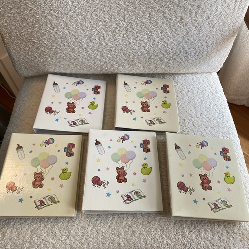 Vintage 1993 Child’s Library Photo Album Set of 5 Baby Books School Years NOS - Picture 7 of 9