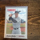 Topps 2019 Heritage Aaron Judge #499 Yankees Short Print Baseball Card