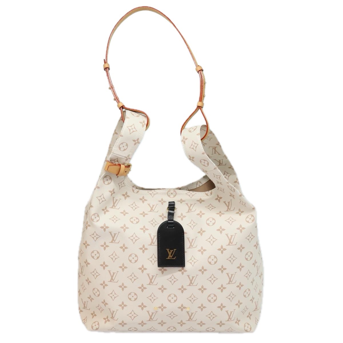 LOUIS VUITTON Monogram Dune Atlantis GM Tote Bag White M24409 LV