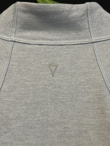 Ivivva By Lululemon Heather Grey Jacket Size 12 Heather Gray White Pink - Picture 15 of 17