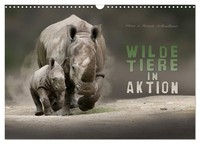 "Calendar 2027 · US Version · Wild Animals IN Action (Wall Calendar 2027 17\" × 12"