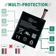 New Battery S2 (6 pins only) For Ring Video Doorbell 2nd Gen (6 Pin Version )