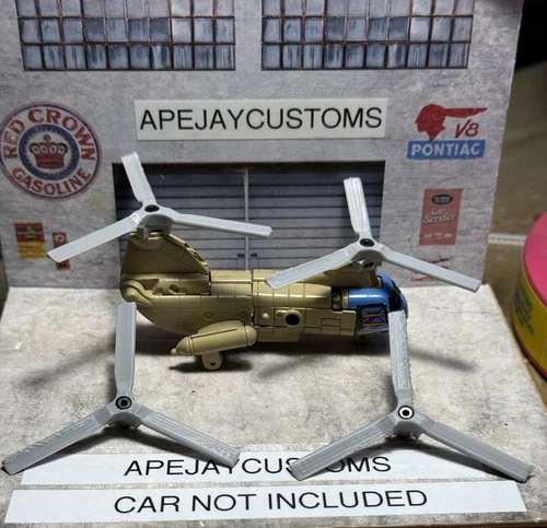 2 new rotors , blades for Twin Spin Vintage 1984 Tonka GoBots