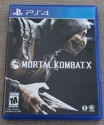 Mortal Kombat X (PlayStation 4 PS4) CIB TESTED WORKING - FREE SHIPPING