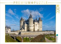 Calvendo Puzzle Saumur Fortress Castle | 2000 Pieces, Finished Size 35.4 × 26.4