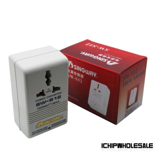 Convertidor de voltaje ascendente y descendente de 110V/120V a 220V/240V transformador de 100W - Imagen 3 de 7