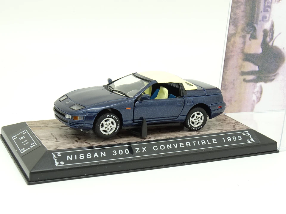 Nissan 300 ZX Cabriolet 1993 Modellauto 1/43 Detail Autos Blau - Bild 1 von 1