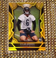2022 Panini Certified Football #166 Kyler Gordon RC GOLD MIRROR SSP 17/25 Bears