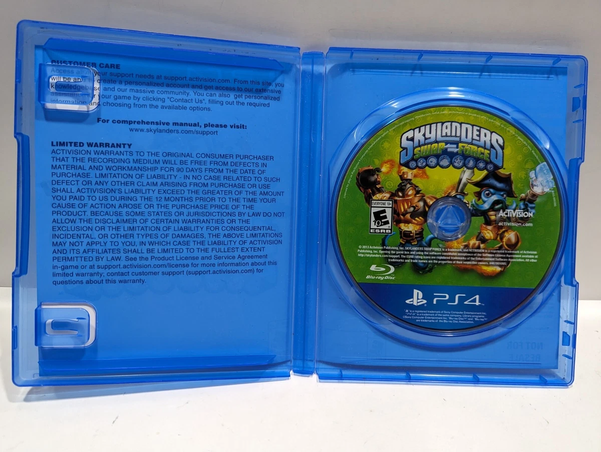 Skylanders swap force online ps4 disc only