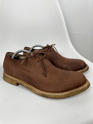 Massimo Alba Genuine Leather Nubuck Derby Shoes size 43