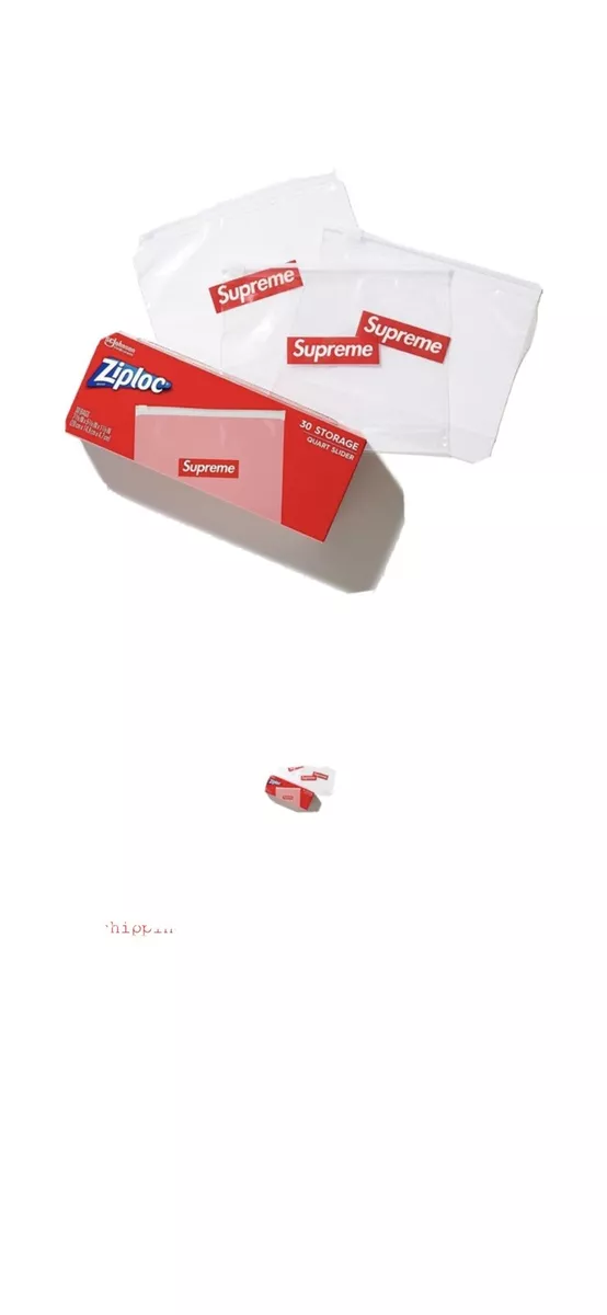 Supreme ziploc 2025 bags price
