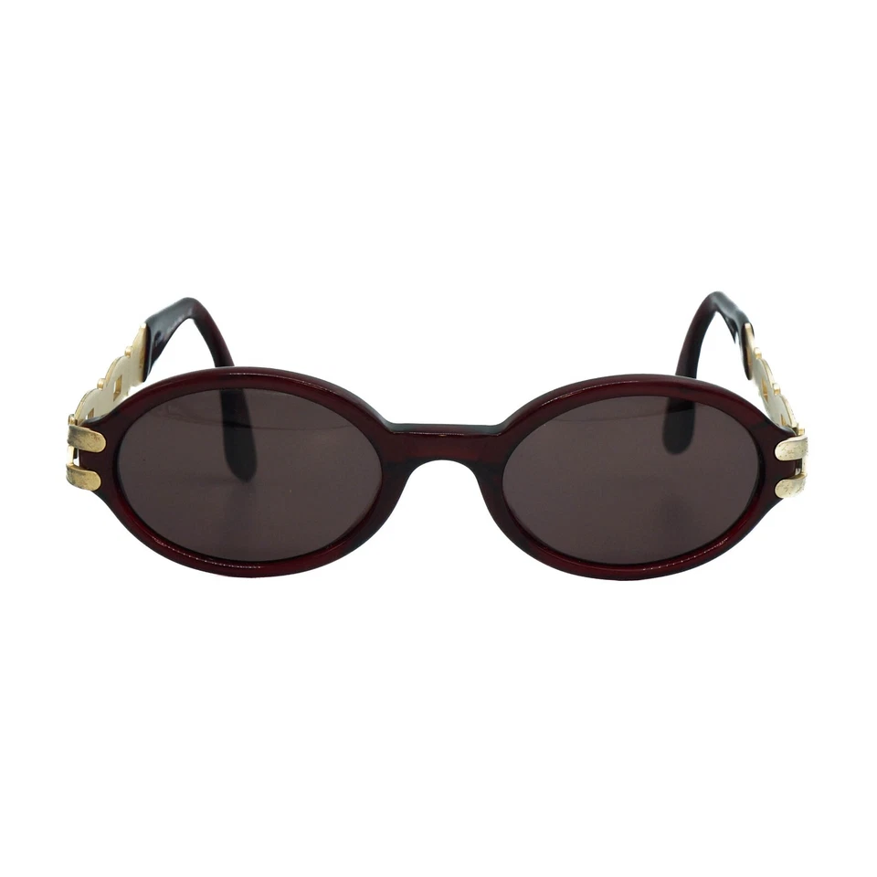 FENDI SL 7517 金色椭圆形太阳镜复古 — 第 2/4 张图片