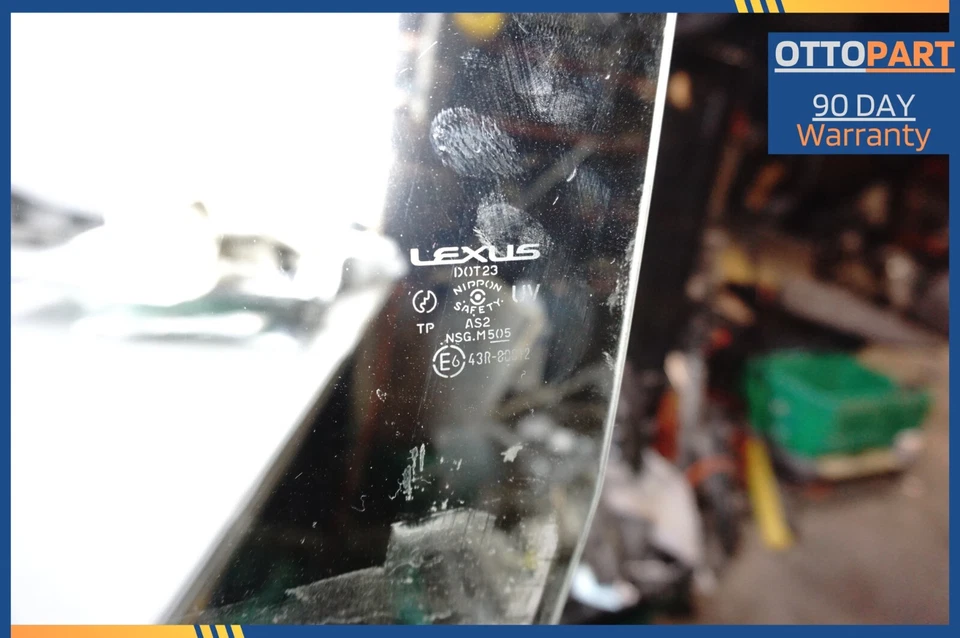 Lexus SC430 2002-2010 panel de vidrio puerta ventana lateral pasajero delantero derecho OEM Foto 3 de 4