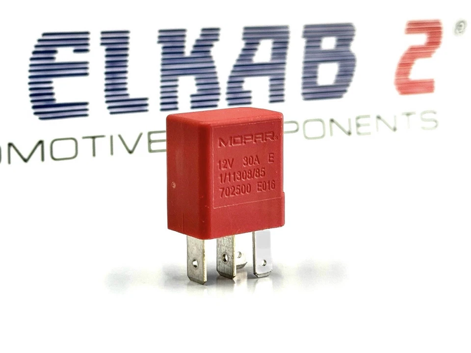 6 Mopar 12V 30A Original Oem 702500 Specific For Alfa Romeo Giulia Relay - Image 2 of 4