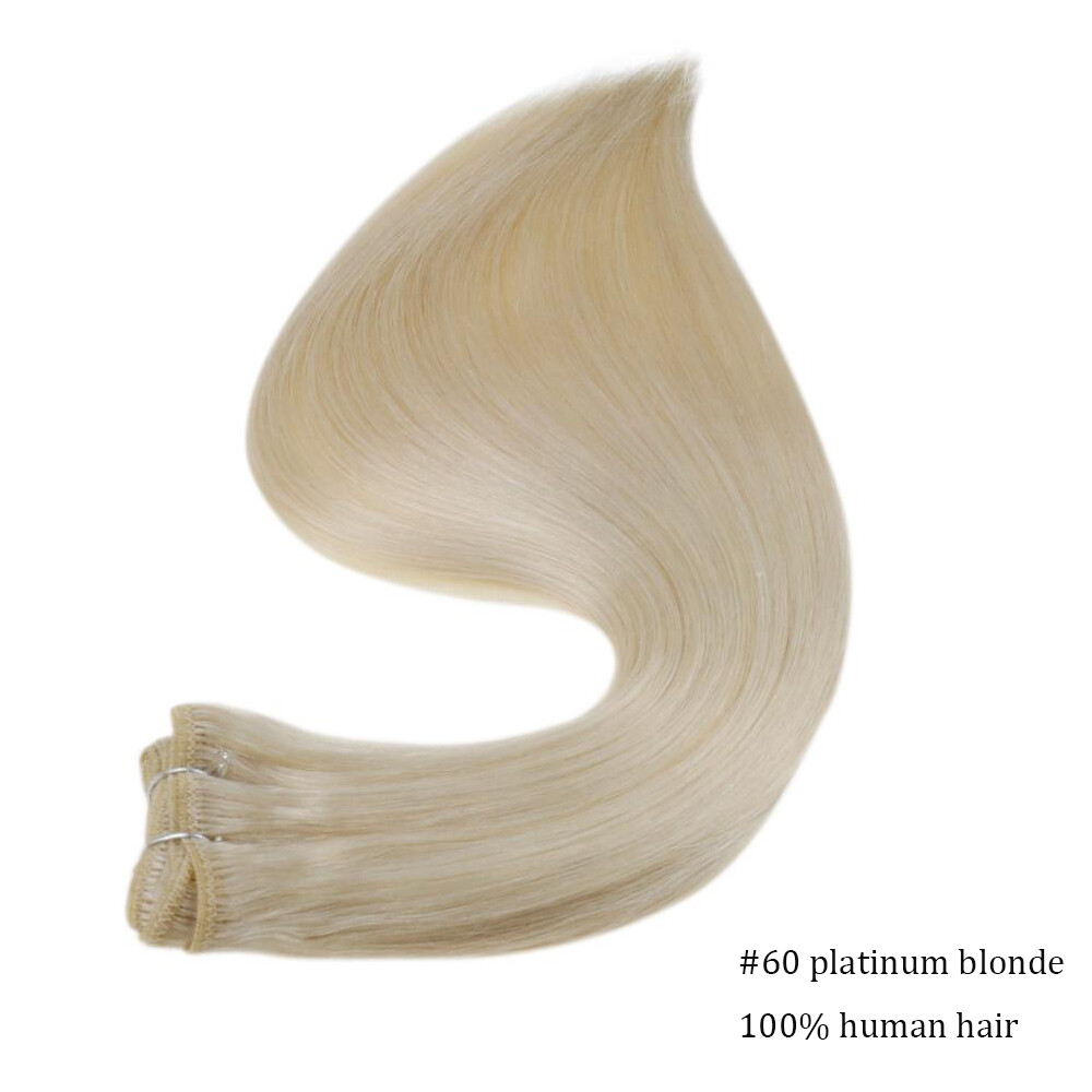 100 Human Hair Weaves Sew in Hair Weft Extensions Hair Bundles for