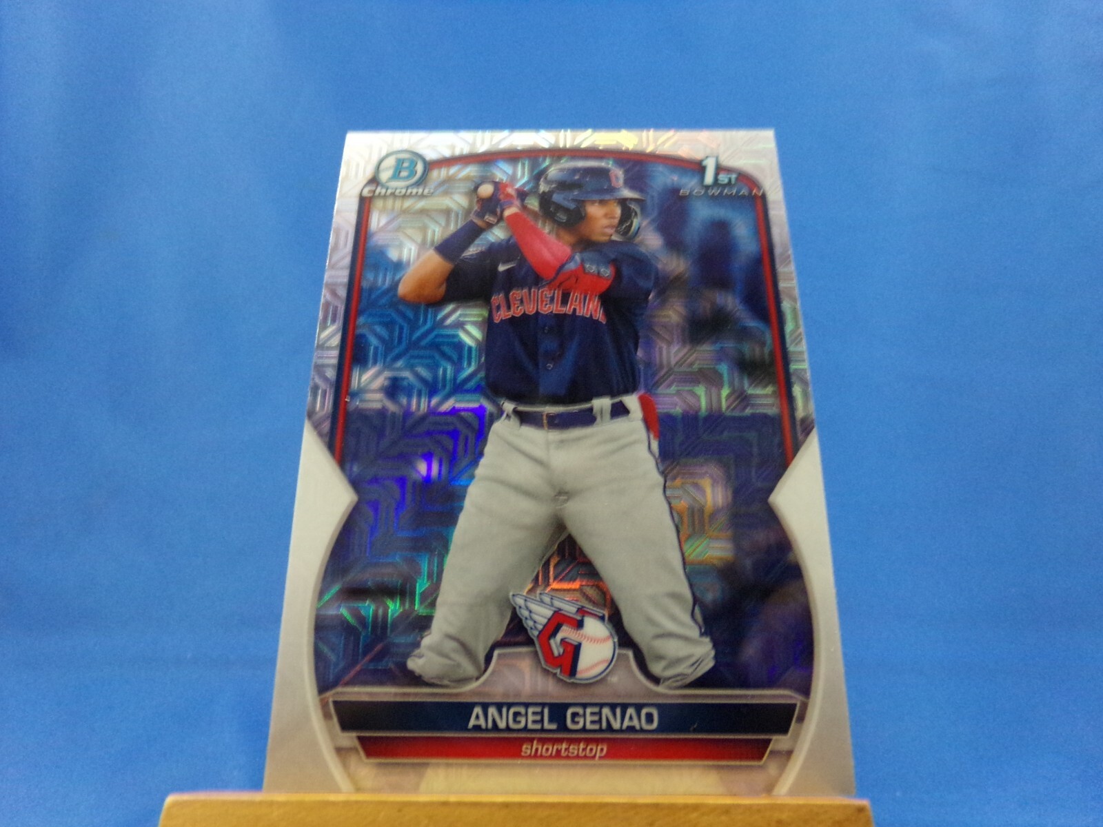 Angel Genao Bowman Chrome 2023 Prospects Mega Mojo Refractor BCP-140