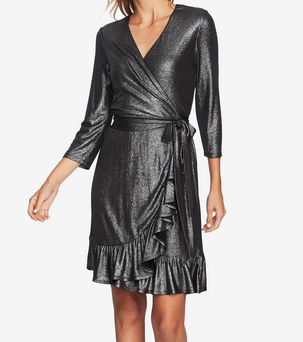 cece knit wrap dress Cece Knit Wrap Dress
