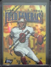 1997 Topps Finest Gold Refractor #162 Theme F5 Rare Steve Young