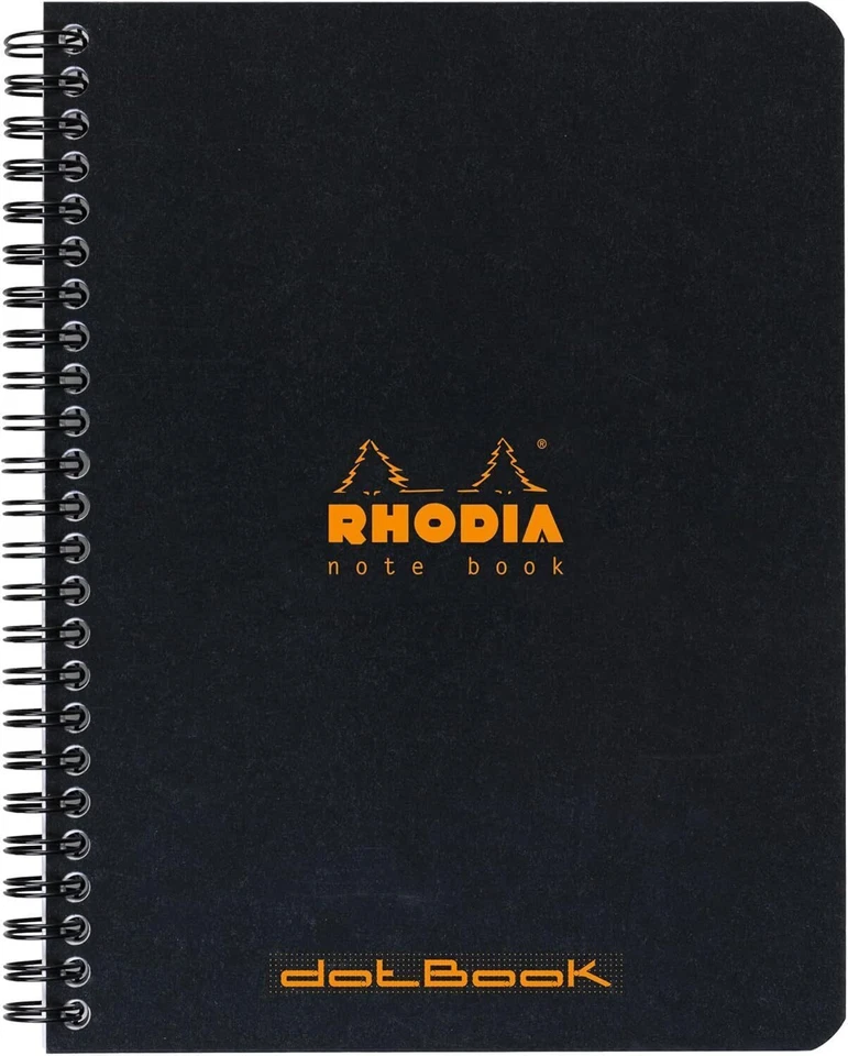 Rhodia 193439C - Packung mit 4 Notizblöcken Notebook mit Doppelspirale A5 - Bild 4 von 4