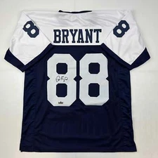 Facsimile Autographed Dez Bryant Dallas Thanksgiving Day Reprint Jersey Men's XL