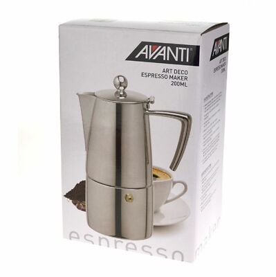 AVANTI 4 CUP ART DECO PERCOLATOR 