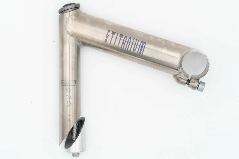 NOS 3TTT PRO TITANIUM QUILL STEM 130mm 1" INCH CLAMP 25.8mm VINTAGE BIKE ROAD - Image 2 of 4