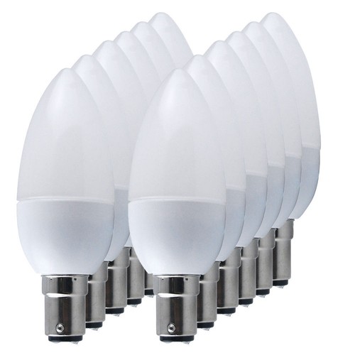 LED Candle Small Screw E14 Bulbs 3W 5W Bayonet B22 B15 Screw E27 Daylight - Picture 4 of 13