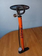 Vintage SILCA Pista Bicycle Floor Pump Retro 1980s 240 Psi Made In Italy vtg
